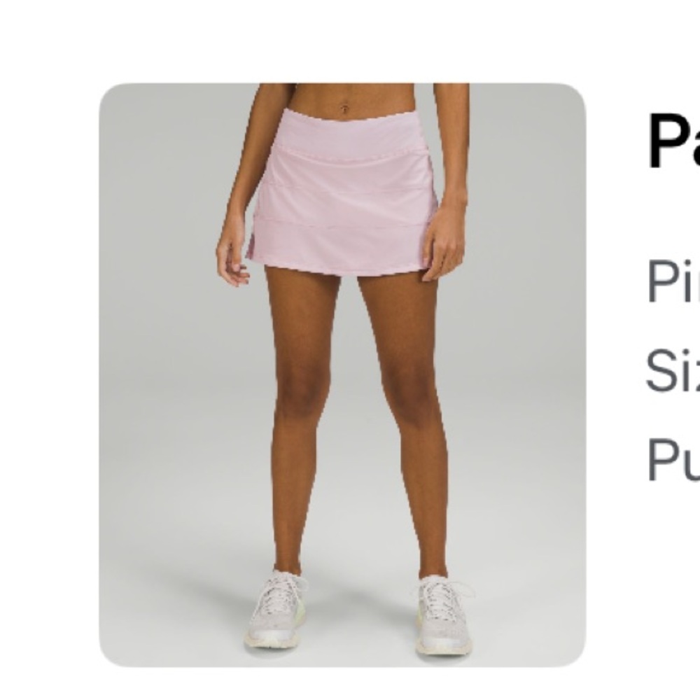 Lululemon pace rival skort